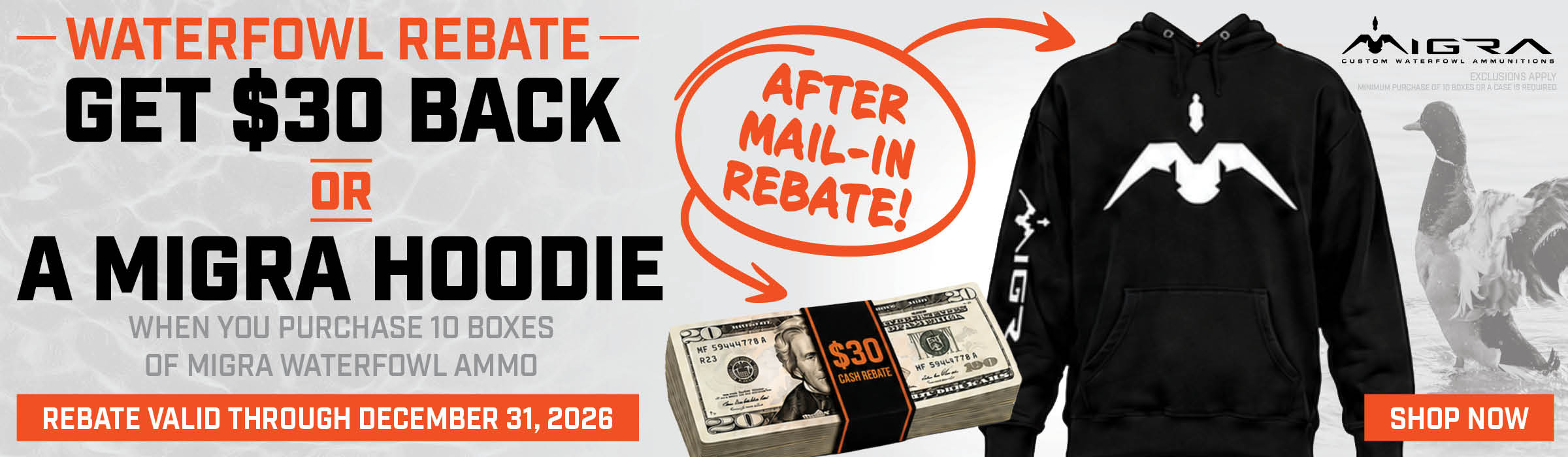 Migra Waterfowl Rebate